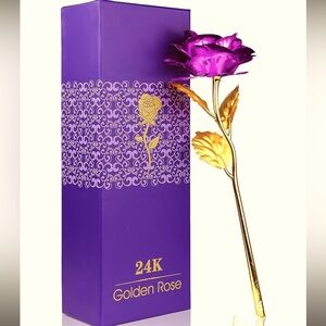 24k Gold Pink Rose